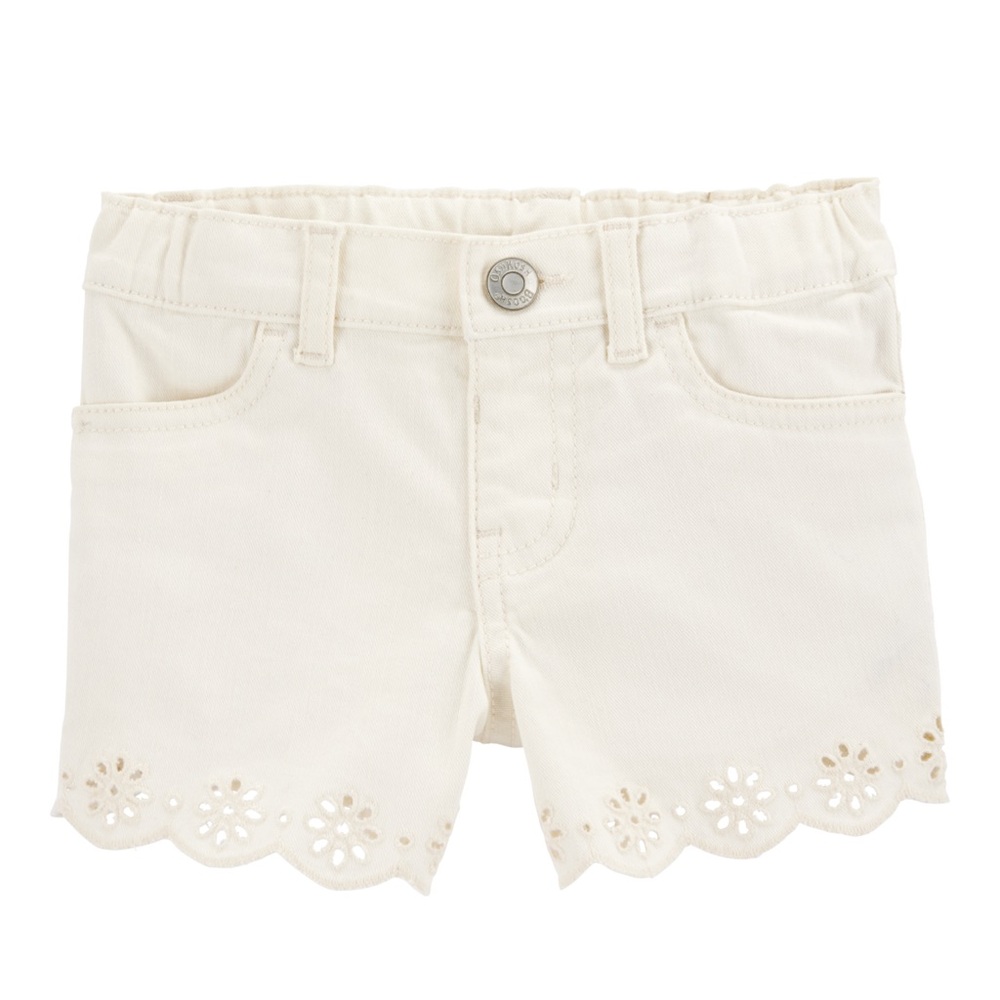 Carter's and OshKosh baby girl bundle 2 shorts + floral overall size 18 months - Picture 6 of 12